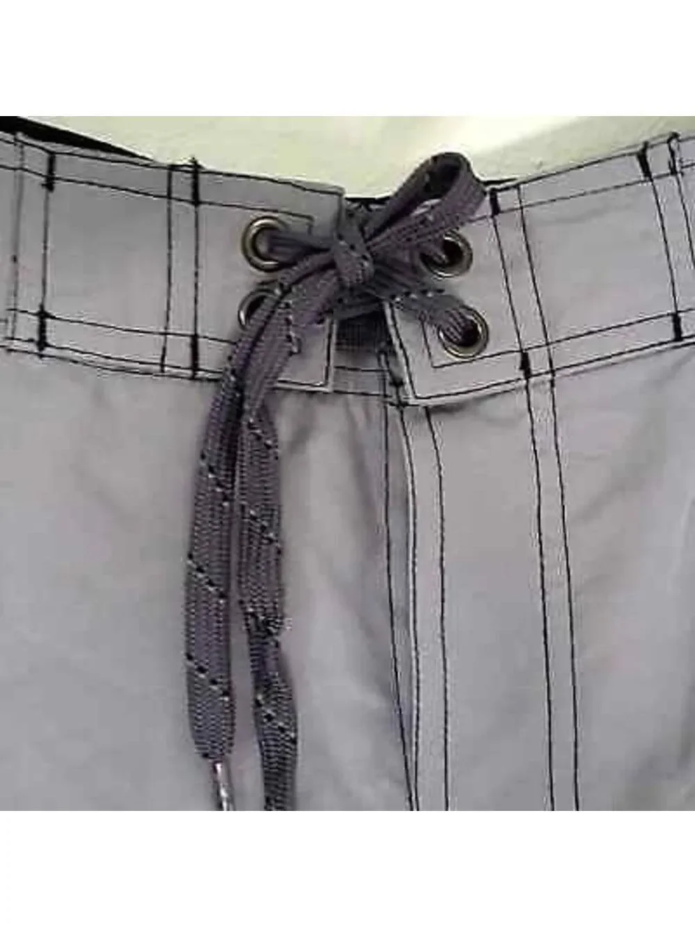 Men’s Light Gray Surf Shorts First Wave Size 32 | Beach & Swim Trunks